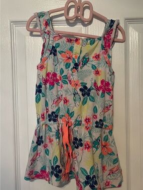 Carter’s Girls Tropical Bird Summer Dress – Size 4T